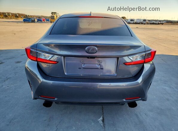 JTHHE5BC6G5012576 2016 LEXUS RC Gray Հետևի տեսք