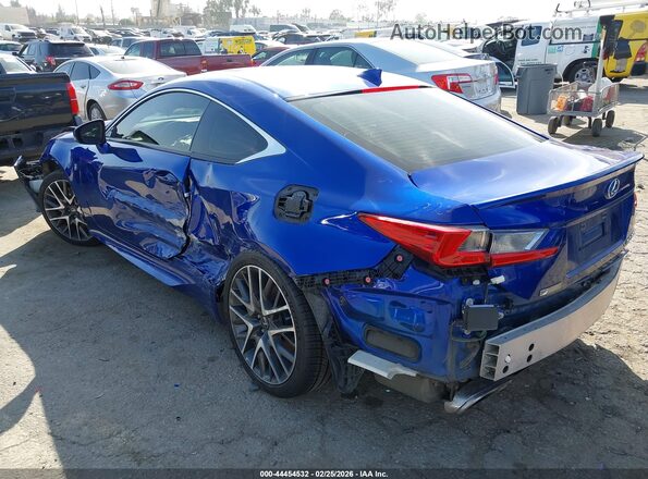 JTHHE5BC7G5012277 2016 LEXUS RC 350 Blue Trasero izquierdo