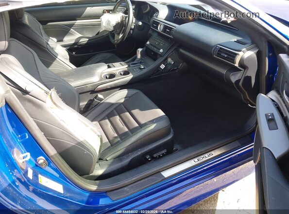 JTHHE5BC7G5012277 2016 LEXUS RC 350 Blue Vista interior delantera