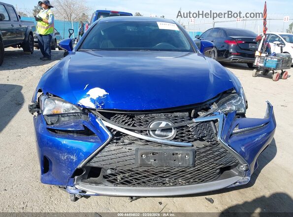 JTHHE5BC7G5012277 2016 LEXUS RC 350 Blue Vista del cuadro de instrumentos