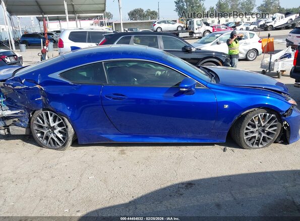 JTHHE5BC7G5012277 2016 LEXUS RC 350 Blue Vista interior trasera
