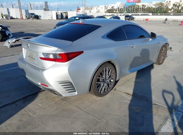 JTHHE5BC8G5011820 2016 LEXUS RC 350 Silver Rear right