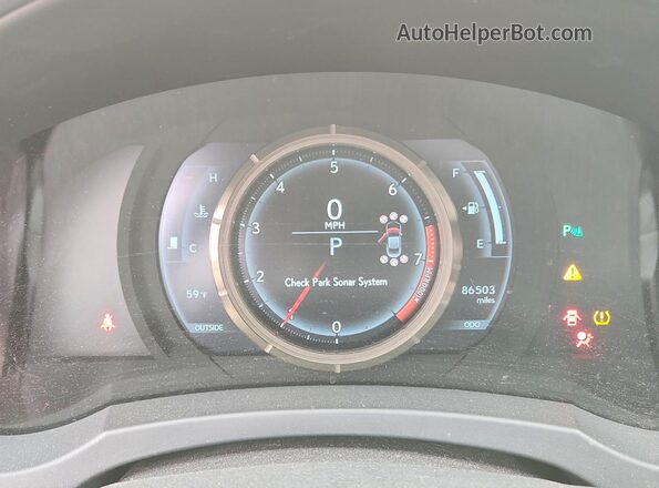 JTHHE5BCXH5015112 2017 LEXUS RC Red Widok zestawu wskaźników