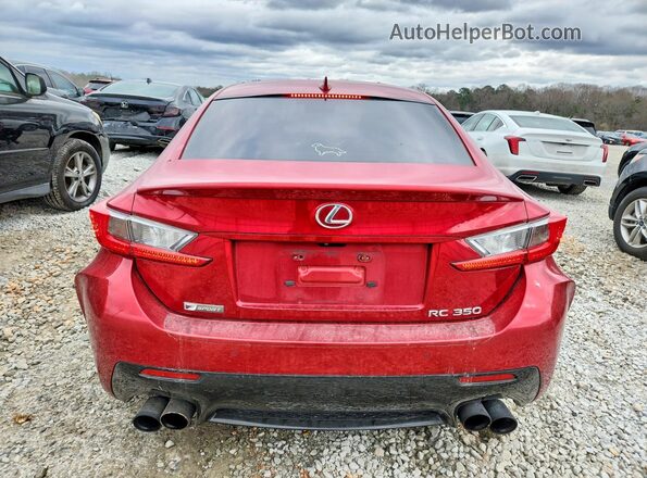 JTHHE5BCXH5015112 2017 LEXUS RC Red Widok z tyłu