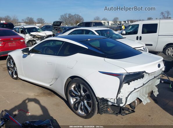 JTHHP5AY1JA005458 2018 LEXUS LC 500 Белый Задняя левая четверть