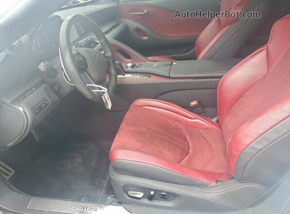 JTHHP5AY2JA000429 2018 LEXUS LC White Front interior view