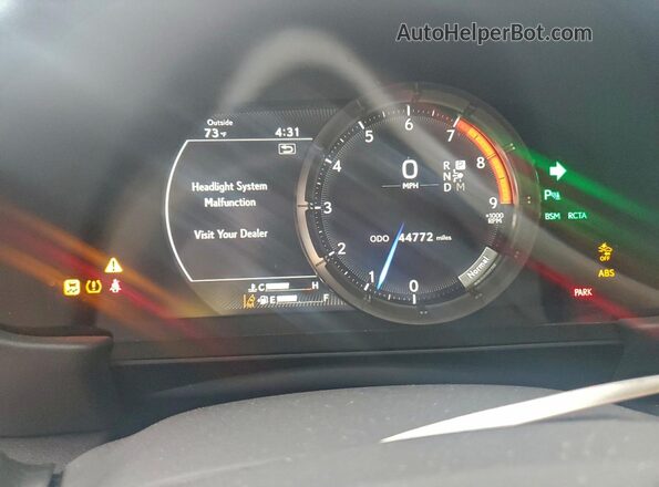 JTHHP5AY2JA000429 2018 LEXUS LC White Instrument cluster view