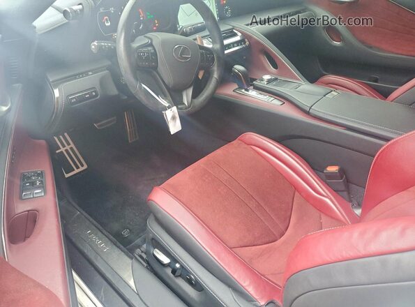 JTHHP5AY2JA000429 2018 LEXUS LC White Dashboard view