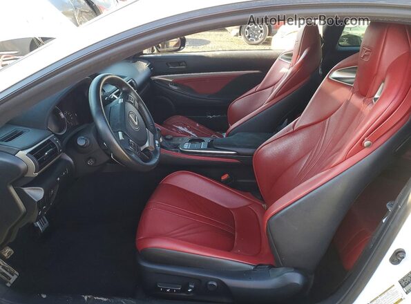 JTHHP5BC5H5006084 2017 LEXUS RC-F White Vista interior delantera