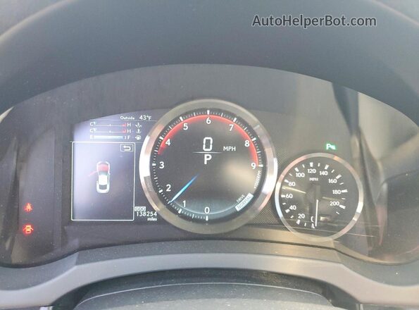 JTHHP5BC5H5006084 2017 LEXUS RC-F White Vista del cuadro de instrumentos