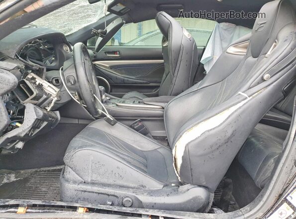 JTHHP5BC6H5006272 2017 LEXUS RC-F Black Front interior view