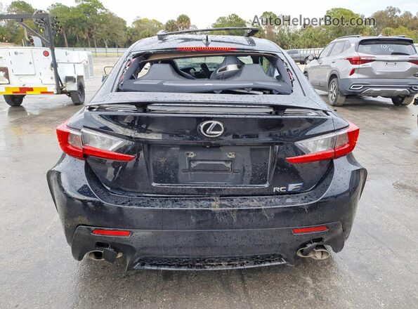 JTHHP5BC6H5006272 2017 LEXUS RC-F Black Rear view