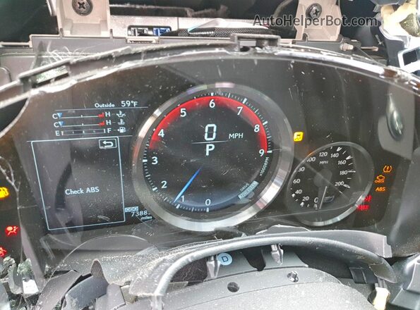 JTHHP5BC6H5006272 2017 LEXUS RC-F Black Instrument cluster view