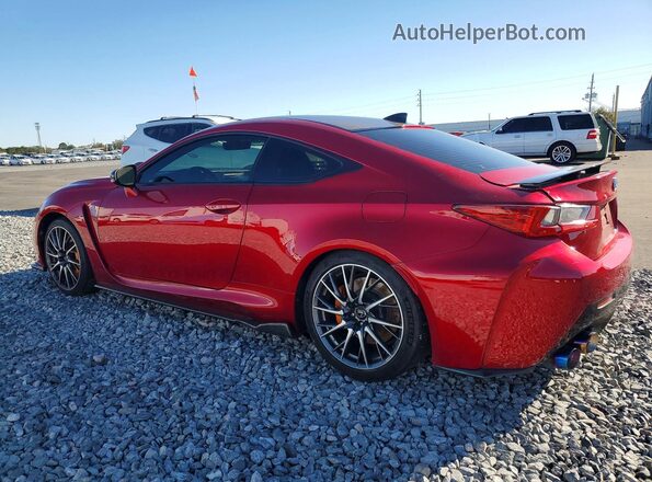 JTHHP5BC7H5006488 2017 LEXUS RC-F Red Rear left