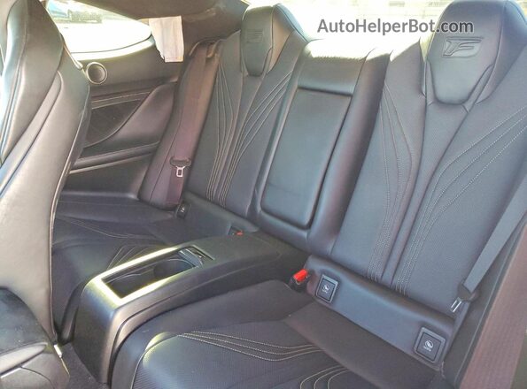 JTHHP5BC7H5006488 2017 LEXUS RC-F Red Rear seats view