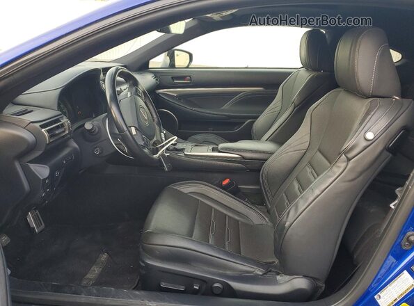 JTHHZ5BC3K5020048 2019 LEXUS RC Blue Front interior view