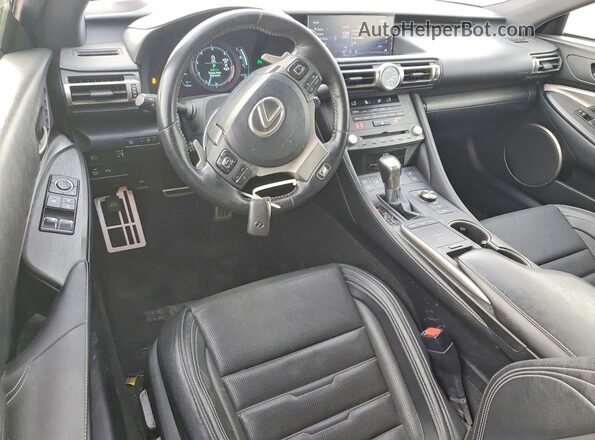 JTHHZ5BC3K5020048 2019 LEXUS RC Blue Dashboard view