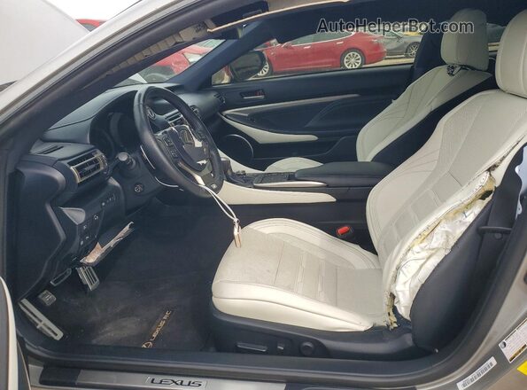 JTHHZ5BC4K5020625 2019 LEXUS RC Silver Vista interior delantera