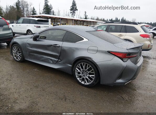 JTHHZ5BC7K5019498 2019 LEXUS RC 350 Gray Trasero izquierdo