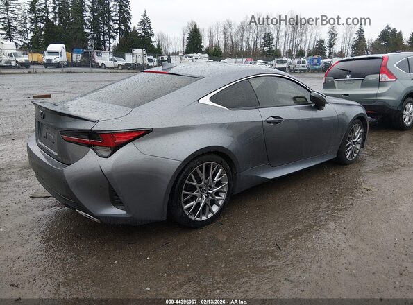 JTHHZ5BC7K5019498 2019 LEXUS RC 350 Gray Trasero derecho