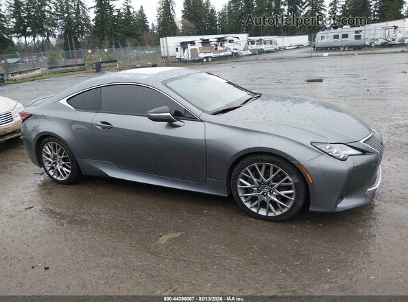JTHHZ5BC7K5019498 2019 LEXUS RC 350 Gray Vista interior trasera