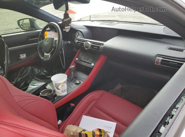 JTHHZ5BC7K5020067 2019 LEXUS RC White Вид панелі приладів