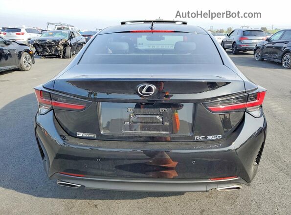 JTHHZ5BC8K5020451 2019 LEXUS RC Черный Вид сзади