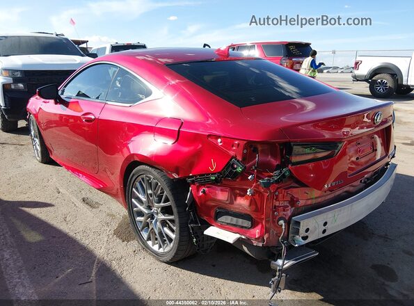 JTHHZ5BC8K5021583 2019 LEXUS RC 350 Red უკანა მარცხენა