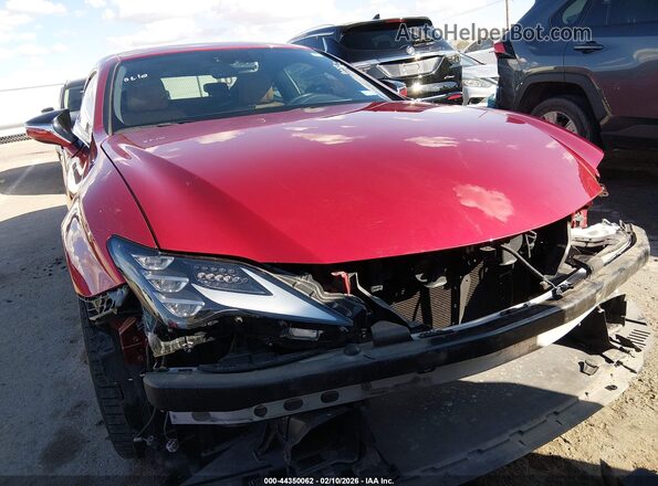 JTHHZ5BC8K5021583 2019 LEXUS RC 350 Red ხელსაწყოთა პანელის ხედი