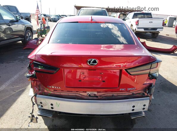 JTHHZ5BC8K5021583 2019 LEXUS RC 350 Red 