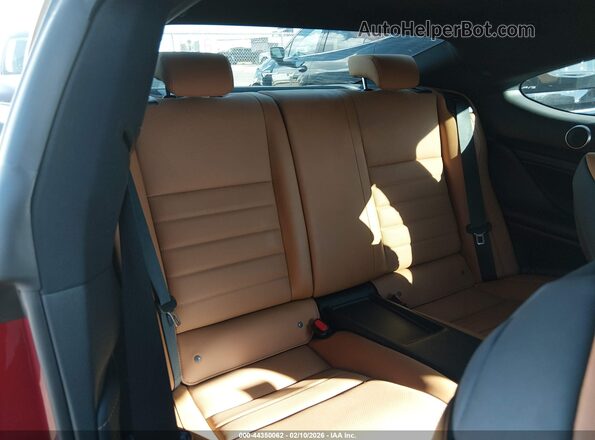 JTHHZ5BC8K5021583 2019 LEXUS RC 350 Red VIN კოდის სტიკერის ხედი