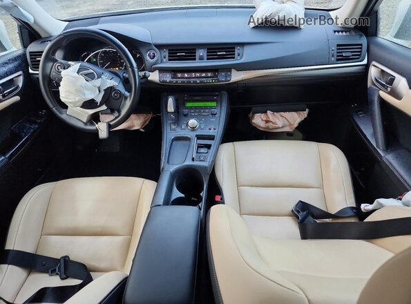 JTHKD5BH0G2277466 2016 LEXUS CT Белый Вид панели приборов