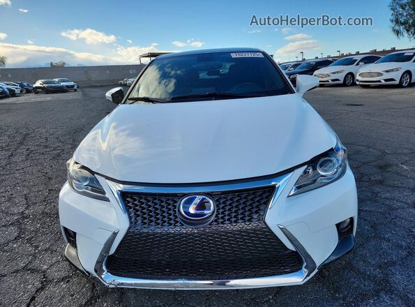 JTHKD5BH1G2268520 2016 LEXUS CT White Front view