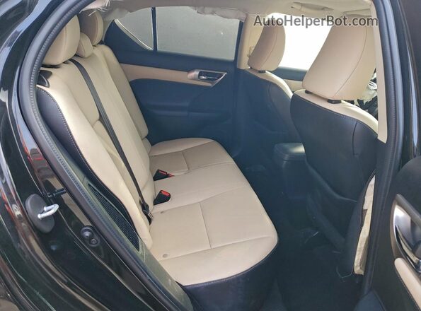 JTHKD5BH2H2291533 2017 LEXUS CT Black Widok tylnych siedzeń