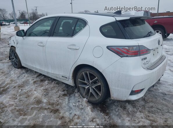 JTHKD5BH7G2269073 2016 LEXUS CT 200H White Trasero izquierdo