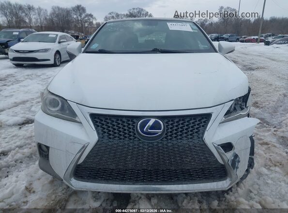 JTHKD5BH7G2269073 2016 LEXUS CT 200H White Vista del cuadro de instrumentos