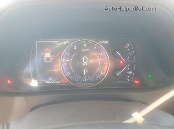JTHP3JBH0L2021386 2020 LEXUS UX Orange Vista del cuadro de instrumentos