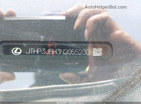 JTHP3JBH3N2055230 2022 LEXUS UX 200 White 