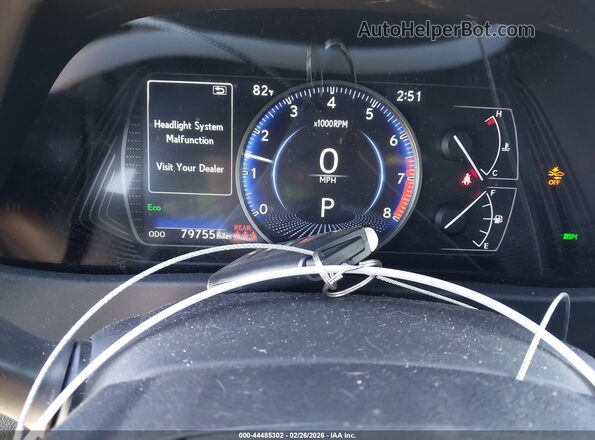 JTHP3JBH7L2027198 2020 LEXUS UX 200 Black Вид панелі приладів