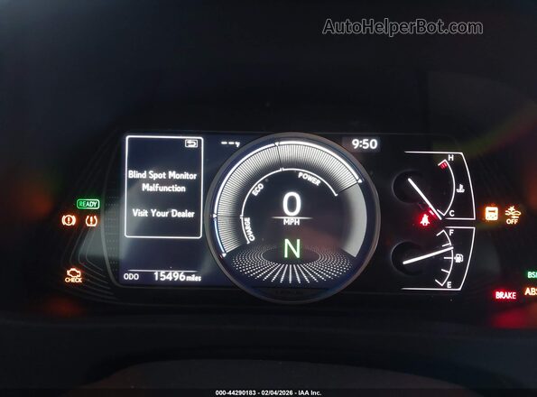 JTHP6JBH9P2151941 2023 LEXUS UX 250H Black Вид задніх сидінь