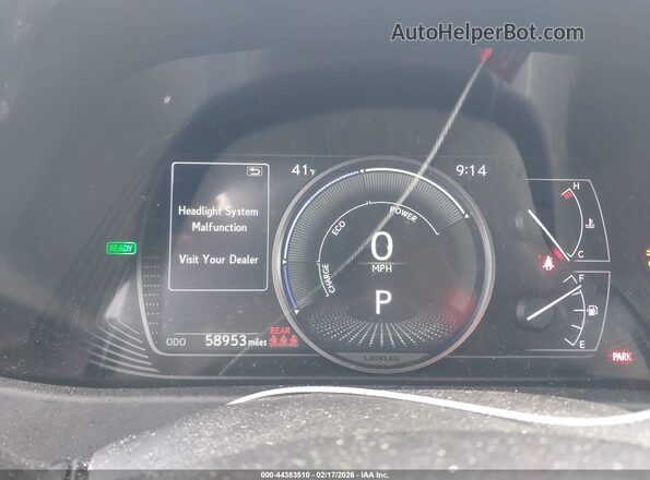 JTHP9JBH0L2033181 2020 LEXUS UX 250H Серый Вид задних сидений