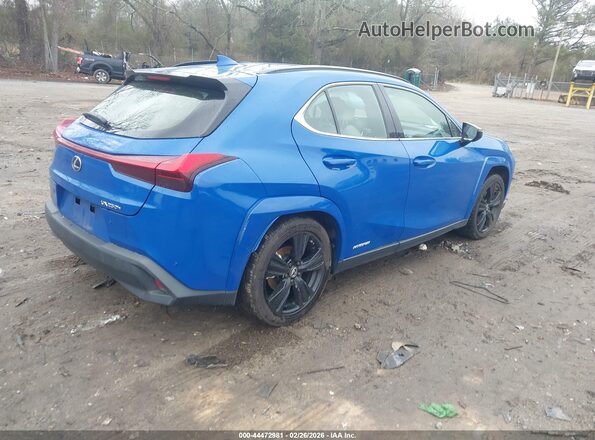 JTHP9JBH1M2049178 2021 LEXUS UX 250H Blue Trasero derecho