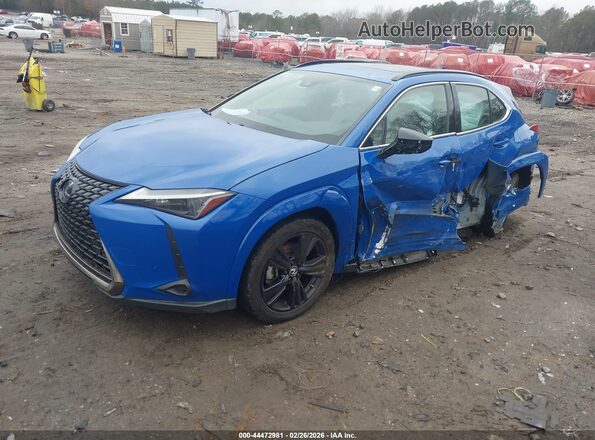 JTHP9JBH1M2049178 2021 LEXUS UX 250H Blue Vista tres cuartos delantera izquierda