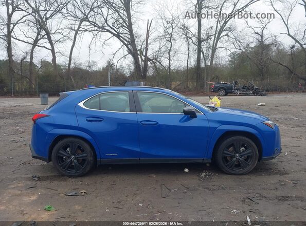JTHP9JBH1M2049178 2021 LEXUS UX 250H Blue Vista interior trasera