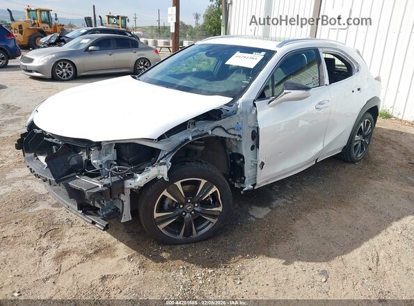JTHP9JBH3M2048758 2021 LEXUS UX 250H White Vista tres cuartos delantera izquierda