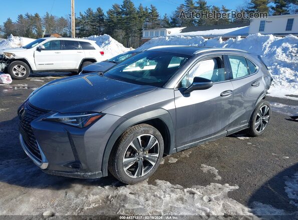 JTHP9JBH7M2042137 2021 LEXUS UX 250H Gray Передня ліва чверть