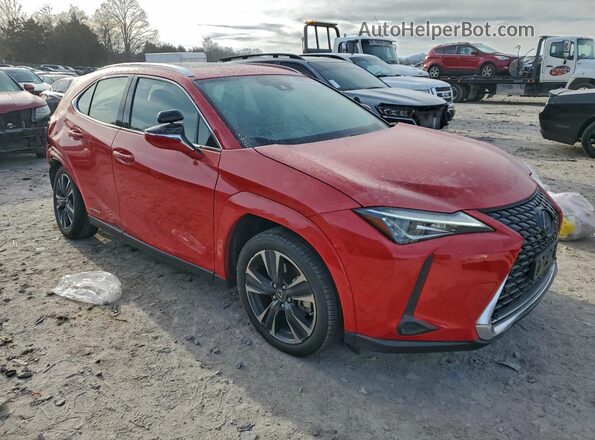 JTHP9JBH7N2063040 2022 LEXUS UX Red Przód prawy