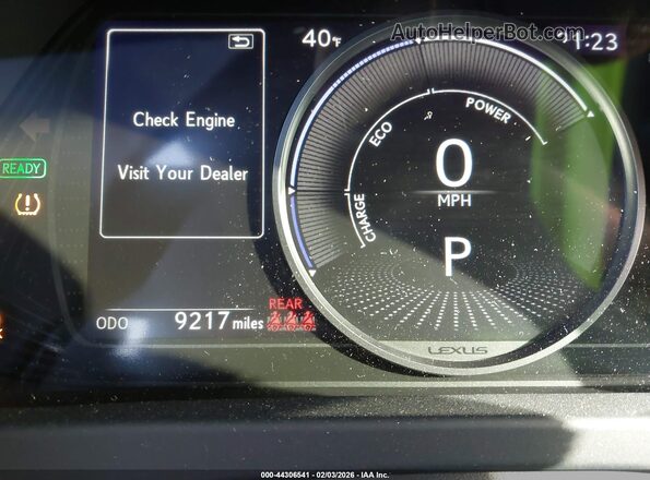 JTHP9JBH8R2076675 2024 LEXUS UX 250H Black Вид задніх сидінь