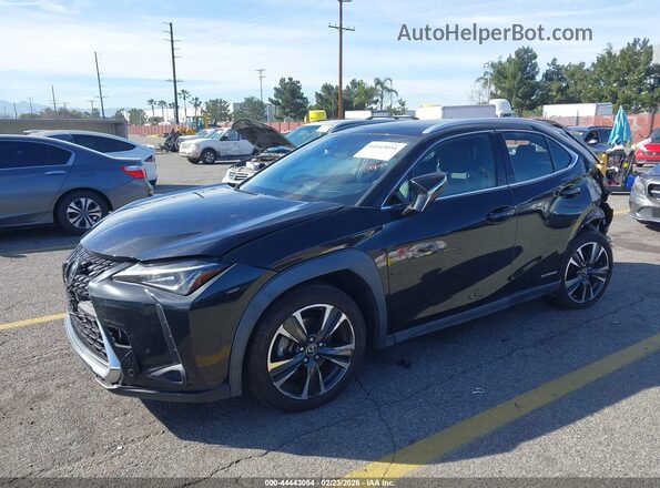 JTHP9JBHXL2021507 2020 LEXUS UX 250H Black წინა მარცხენა ხედი სამი მეოთხედიდან