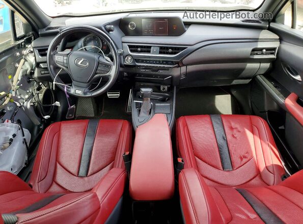 JTHR3JBHXL2021131 2020 LEXUS UX Gray Widok deski rozdzielczej
